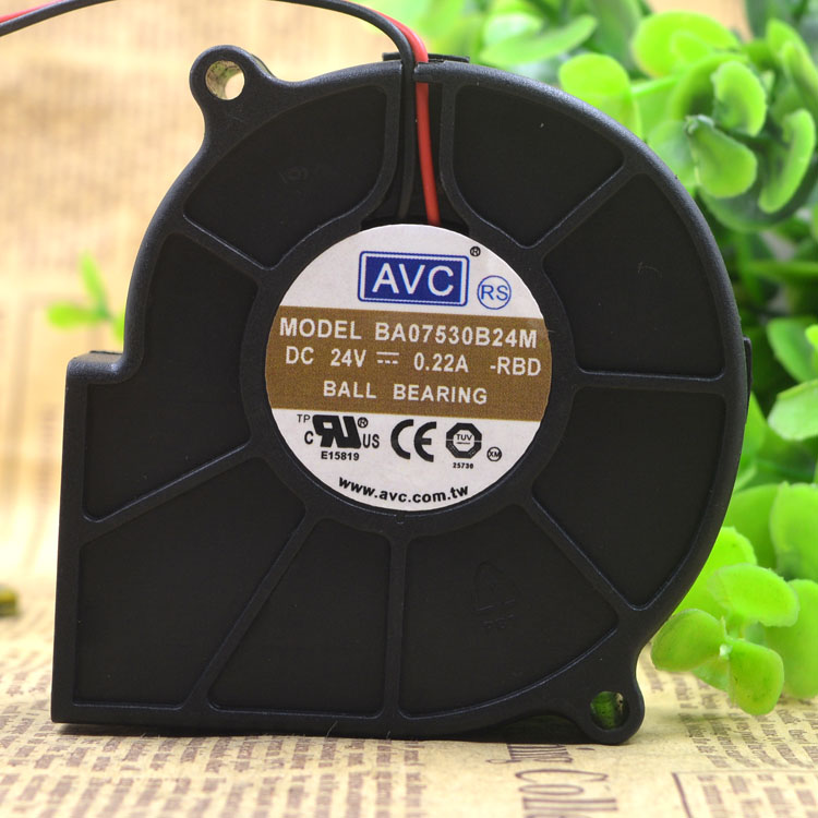 AVC BA07530B24M 7.5CM 24V 0.22A Centrifugal blower Turbine cooling fan