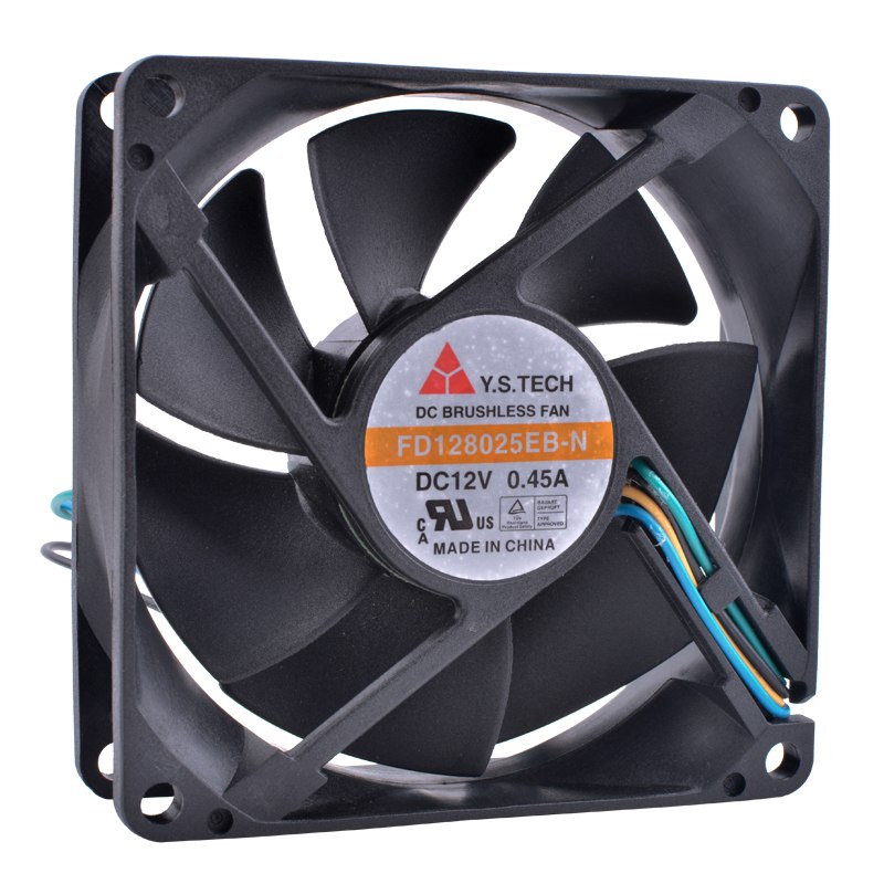 Y.S.TECH FD128025EB-N DC12V 0.45A cooling fan