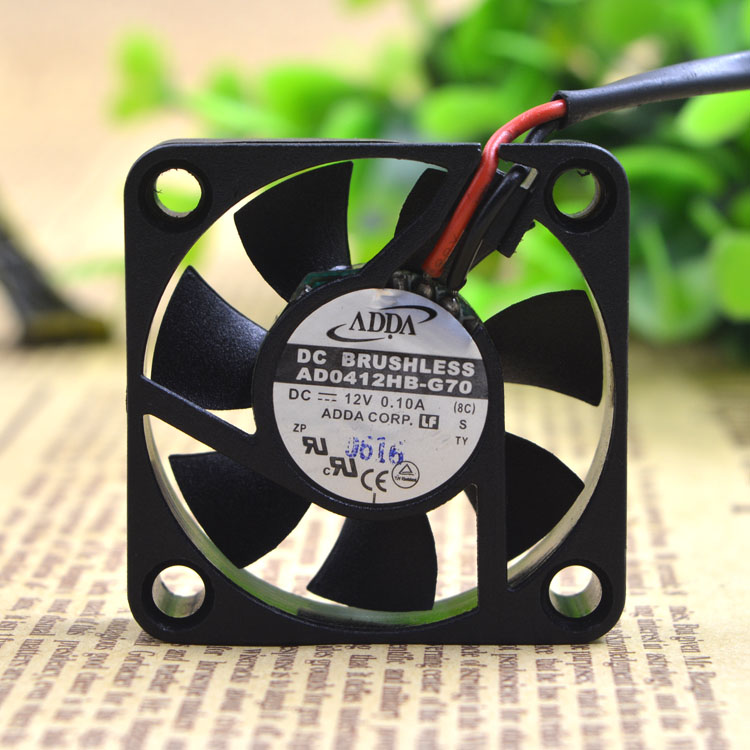 ADDA AD0412HB-G70 12V 0.10A 4CM Double ball bearing cooling fan