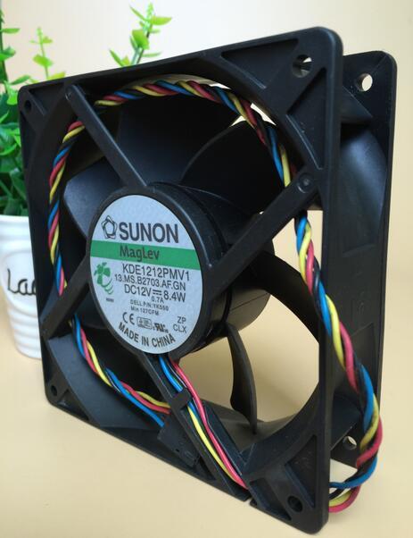 SUNON KDE1212PMV1 12V 8.4W 4-line  Cooling Fan