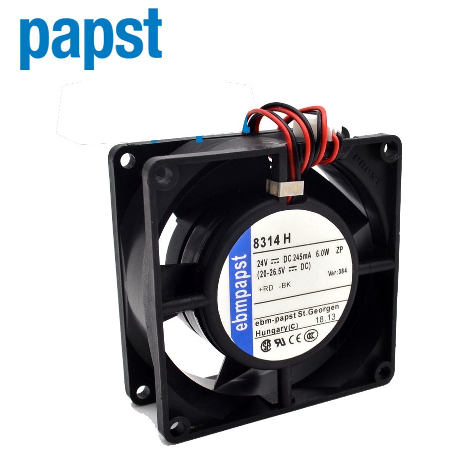 Ebmpapst 8314H DC24V 6.0W inverter double ball bearing fan