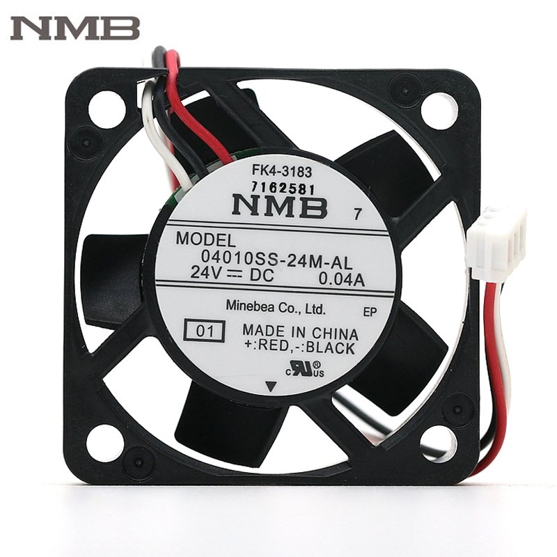 NMB 04010SS-24M-AL 24V 0.04A 40mm axial mini cooling fan