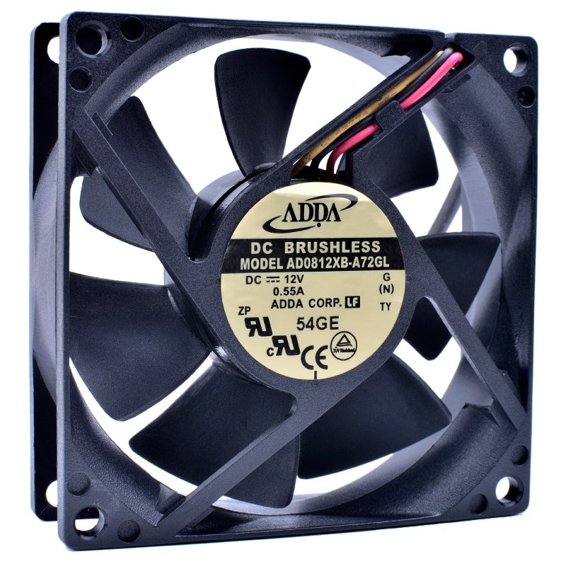 ADDA AD0812XB-A72GL DC12V 0.55A Computer cooling fan