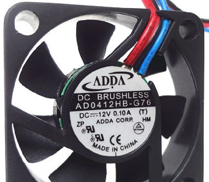 ADDA AD0412HB-G76 DC12V 0.1A 3-wires Cooling Fan