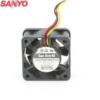 Sanyo 109P0424H6D10 24V 0.07A 40mm  axial cooling fan