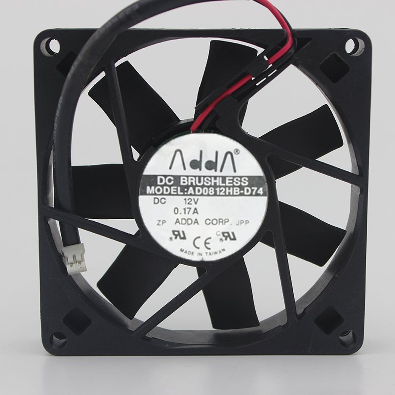 ADDA AD0812HB-D74 12V 0.17A  8CM Chassis Power Supply Fan