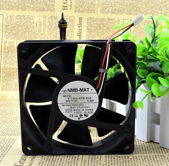 NMB-MAT 4712KL-07W-B49 120*120*32 48V 3wire converter cooling fan