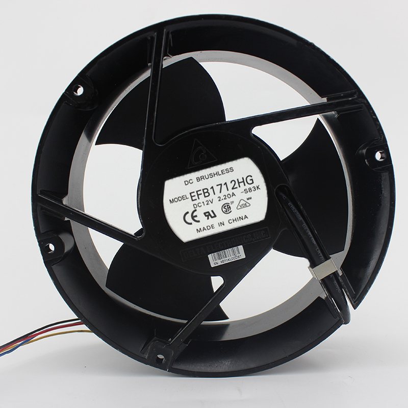 EFB1712HG  17CM 12V 2.A Air volume double ball cooling fan