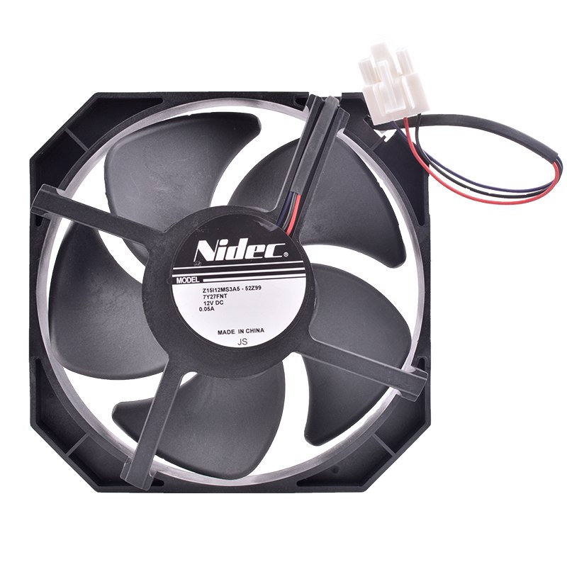 Nidec Z15I12MS3A5-52Z99 15cm 12V 0.05A 3-wire refrigerator cooling fan