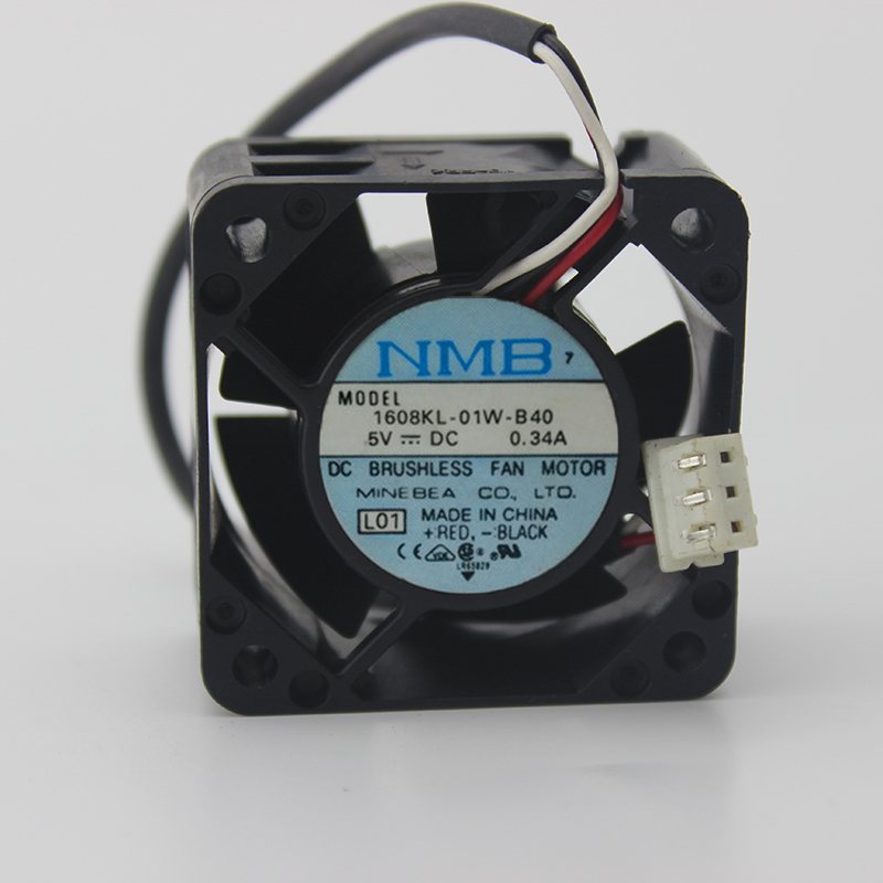 NMB 1608KL-01W-B40 5V 0.34A 2-wire switch cooling equipment fan