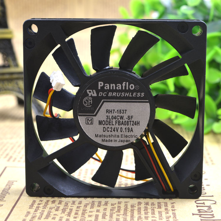 Panaflo FBA08T24H 24V 0.19A 8CM Mute frequency converter fan