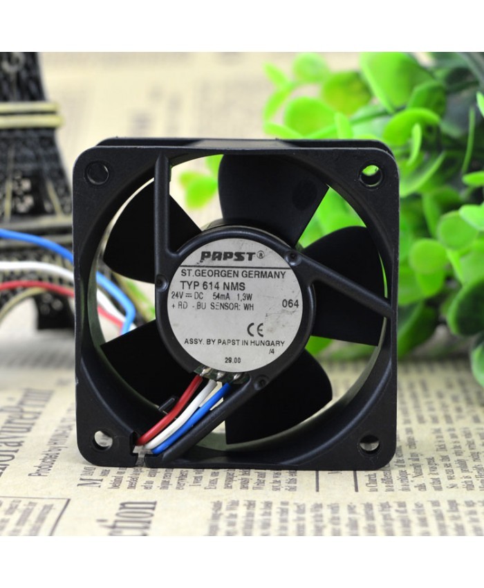 PAPST TYP614 NMS 24V 1.3W 6CM cooling fan