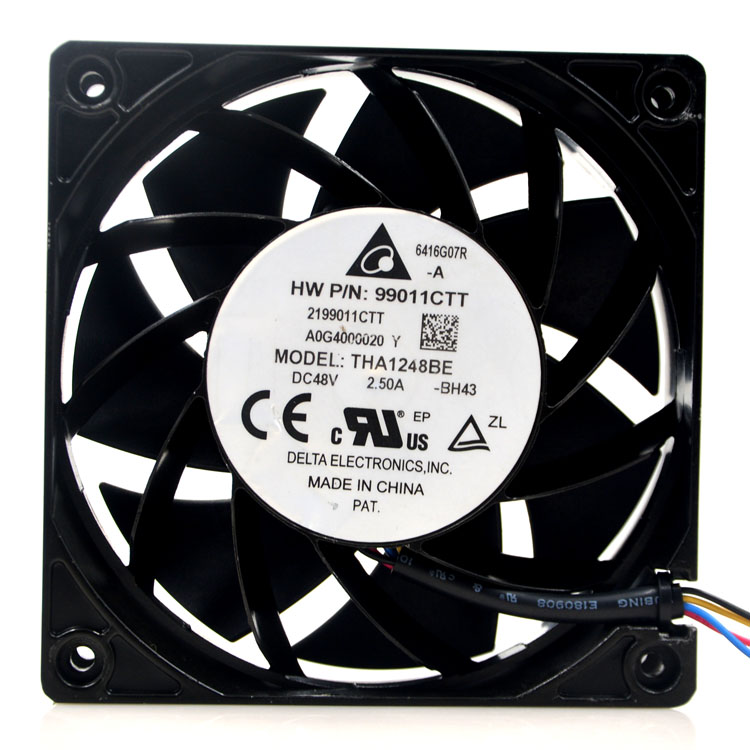 Delta THA1248BE 48V 2.50A ultra violence aluminum frame fan