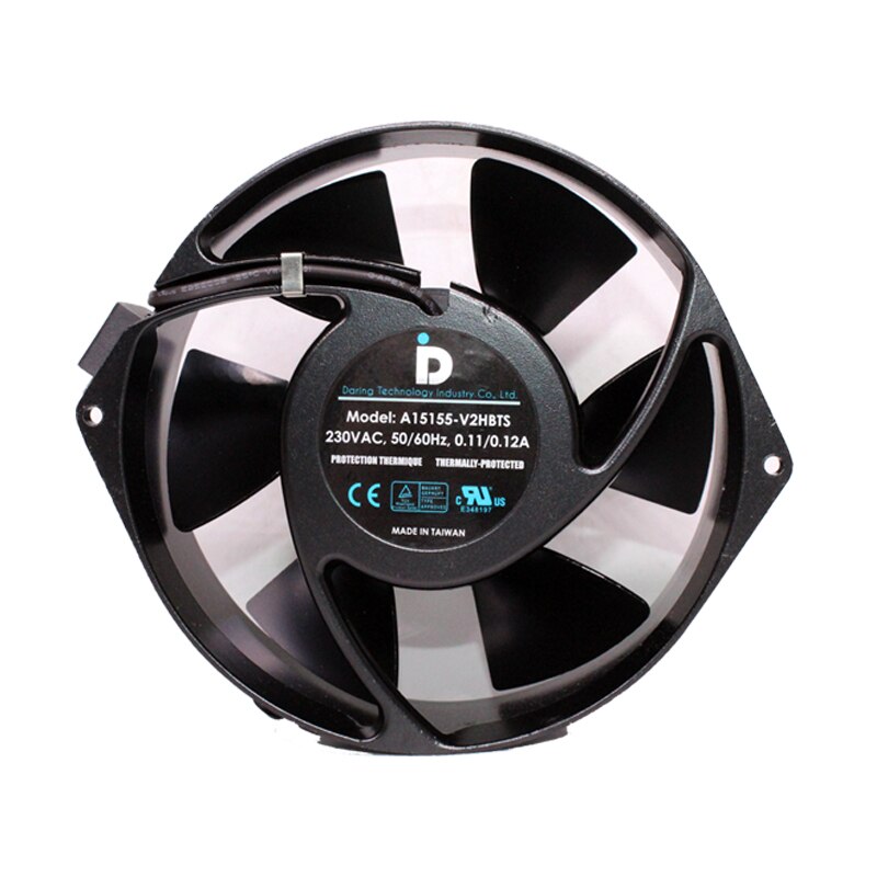 Taiwan A15155-V2HBTS 230V high temperature metal cooling fan