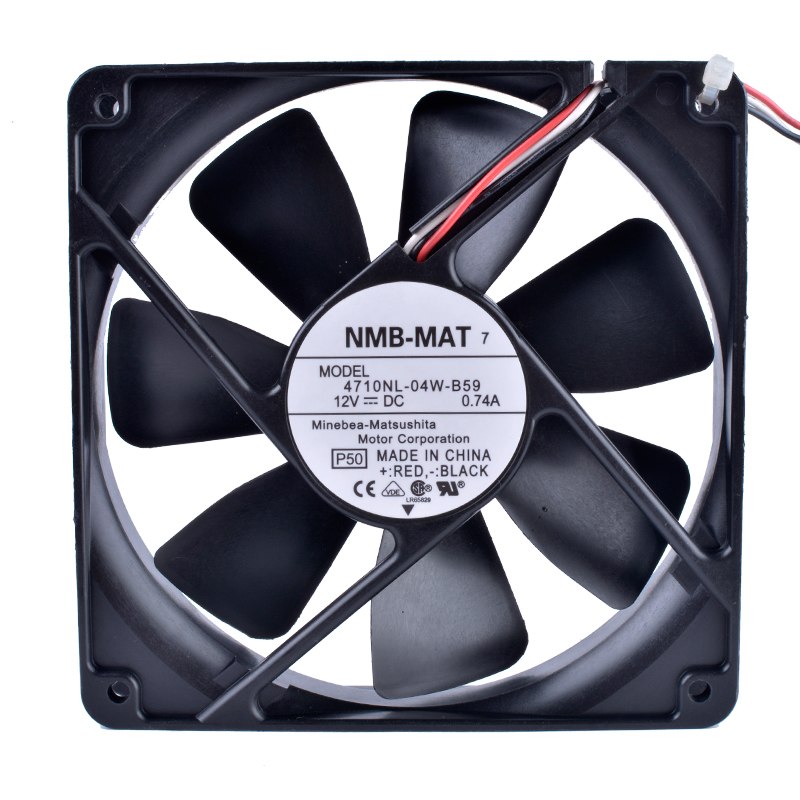 NMB-MAT7 4710NL-04W-B59 12cm 1mm 12V 0.74A  large air volume cooling fan