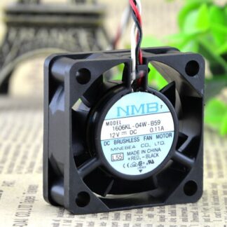 NMB 1606KL-04W-B59 12V 0.11A 40*40*15MM ball axial flow fan