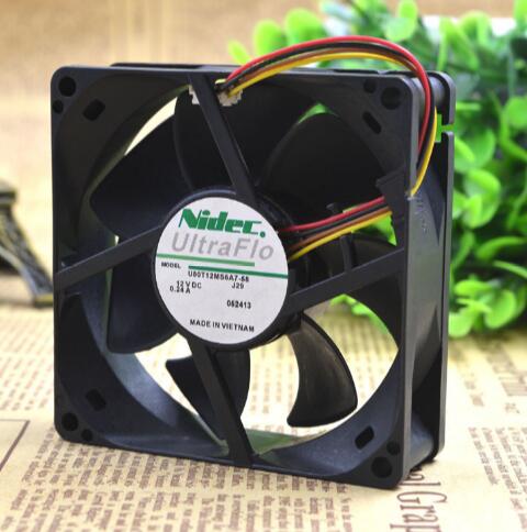 NIDEC U80T12MS6A7-58 12V 0.24A four wire inverter cooling fan