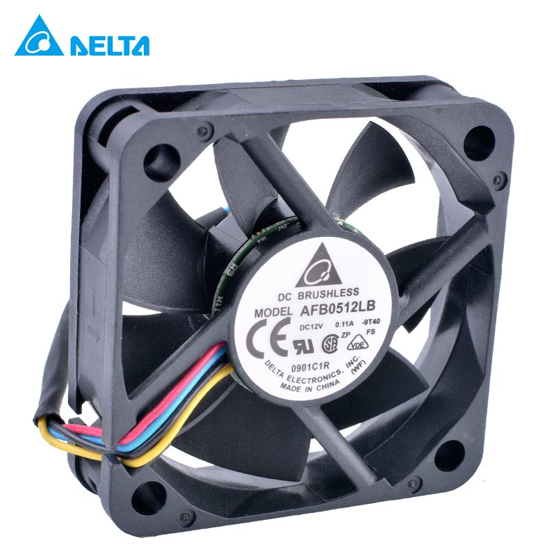 DELTA AFB0512LB  50mm 12V 0.11A Double ball bearing  cooling fan