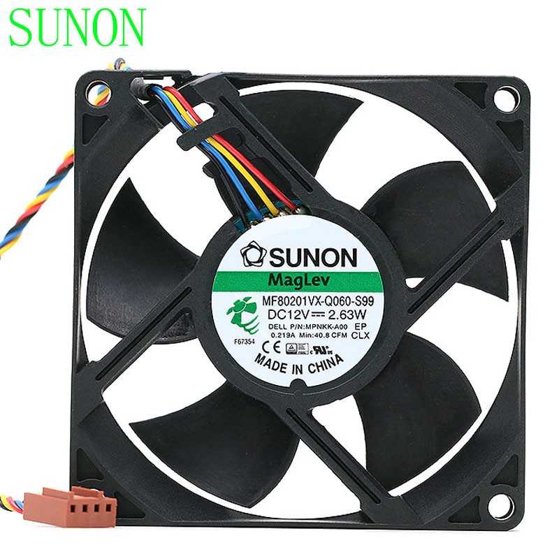 Sunon MF801VX-Q060-S99 12V 2.63W 40.8CFM 0.219A MPNKK-A00 axial cooling fan