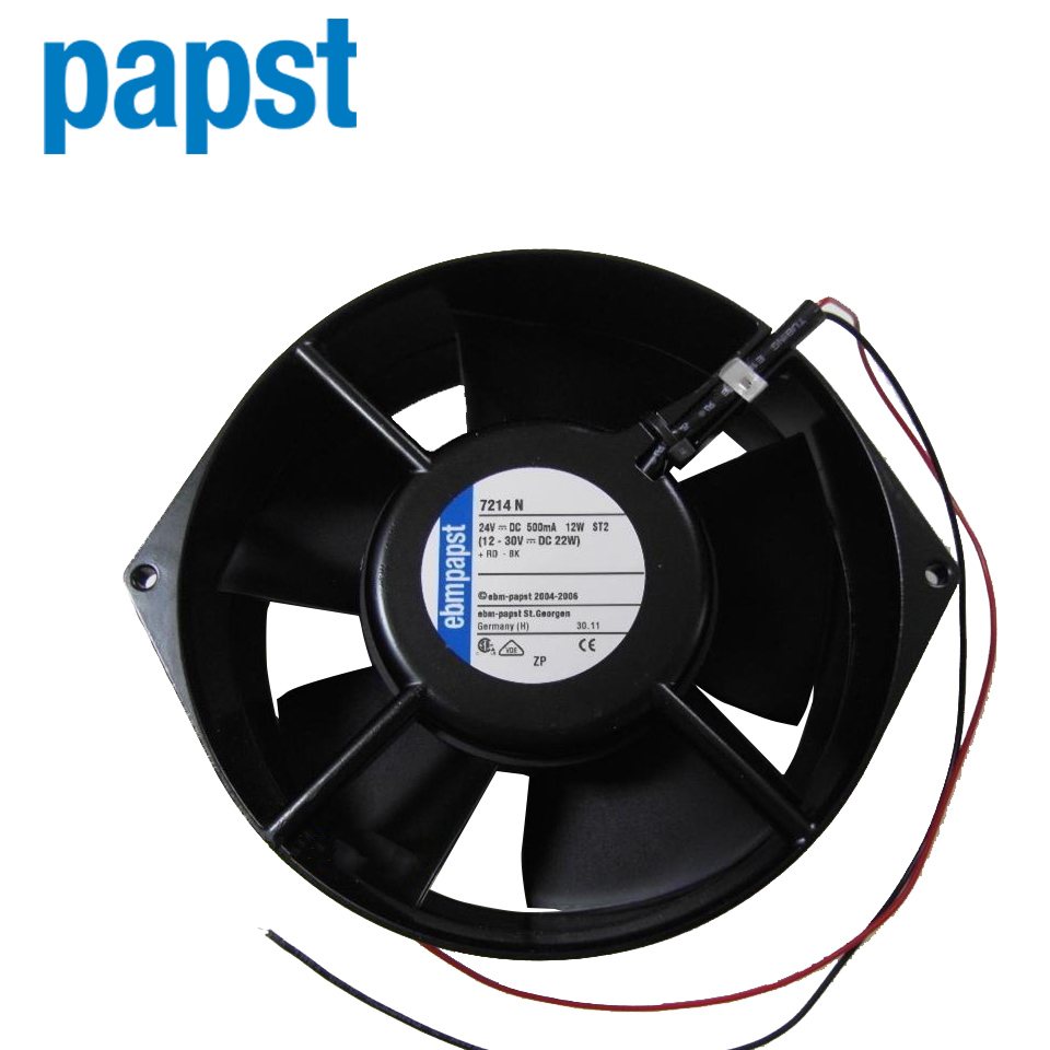 ebmpapst 7214N  DC24V 12W wind capacity axial fan