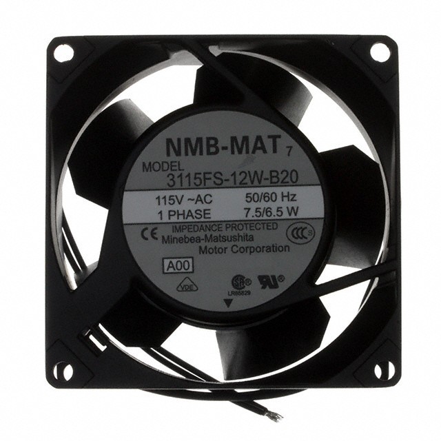 NMB 3115FS-12W-B20 115V 7.5/6.5W 8cm cooling fan