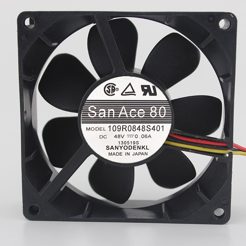 Sanyo 109R0848S401 48V 0.06A server cooling fan