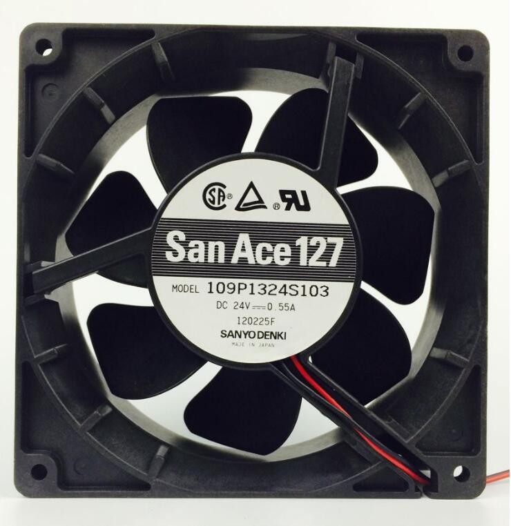Sanyo 109P1324S103 24V 0.55A 12.7CM cooling fan