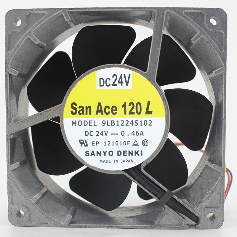 Sanyo 9LB1224S102 DC24V 0.46A 12cm inverter fan