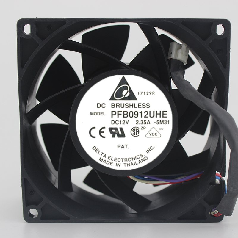 Delta PFB0912UHE 12V 2.35A 9CM 4 line Super Violence Server cooling fan