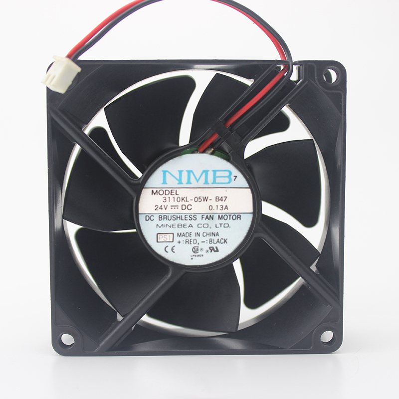 NMB 3110KL-05W-B47 DC24V 0.13A 8cm inverter cooling fan