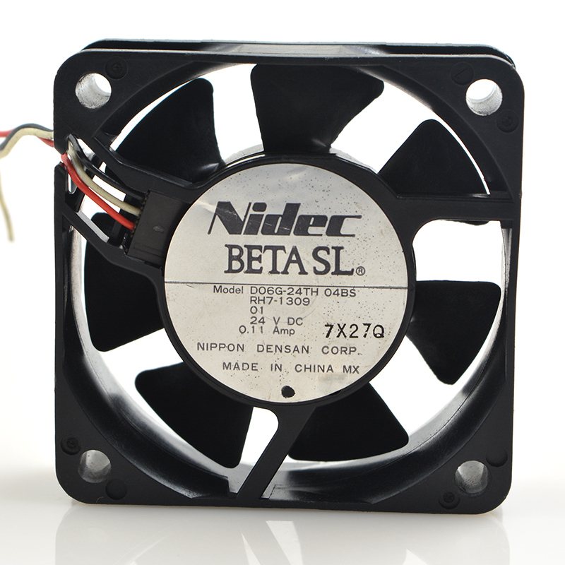 Nidec D06G-24TH 04BS 6CM 24V 0.11A inverter cooling fan