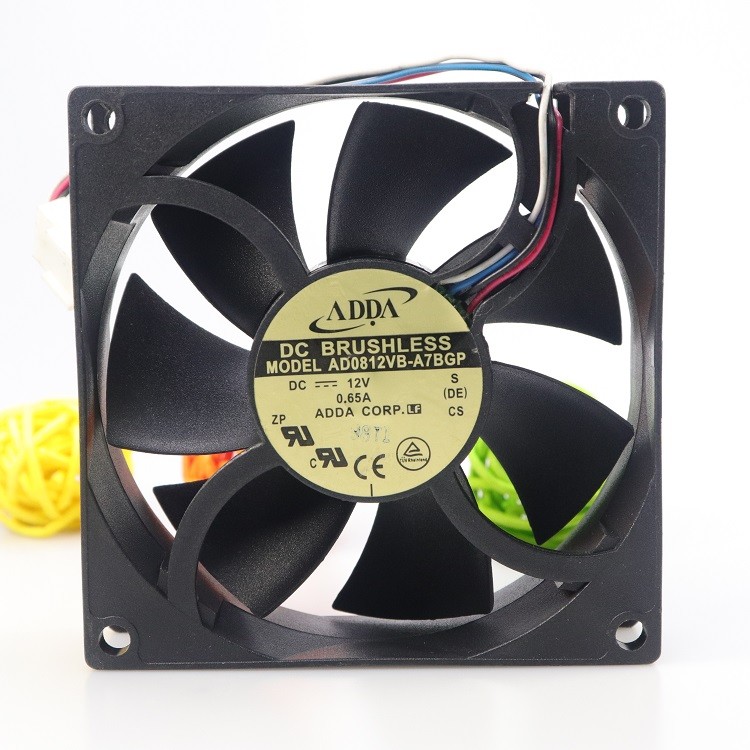 ADDA AD0812VB-A7BGP 12V 0.65A server inverter axial fan