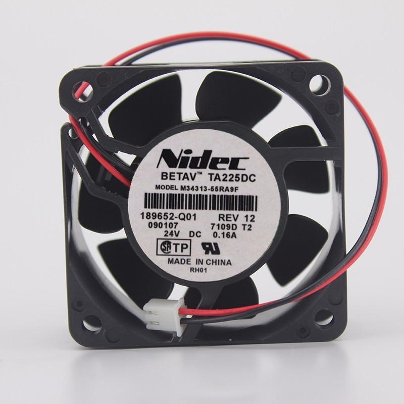 Nidec M34313-55RA9F DC 24V 0.16A 2 Wire Inverter Cooling Fan