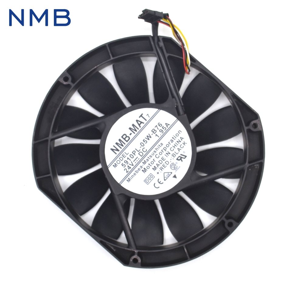 NMB 5910PL-05W-B76 DC24V 1.95A  170*170*25mm cooling fan