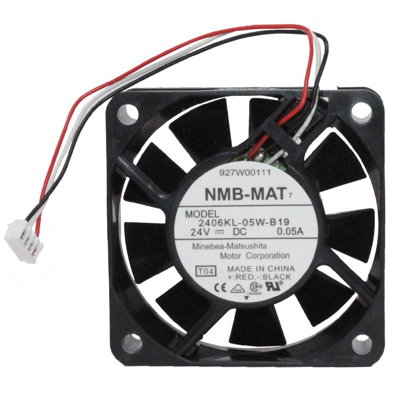 NMB 2406KL-05W-B19 DC 24V 0.05A 1.2w inverter cooling fan
