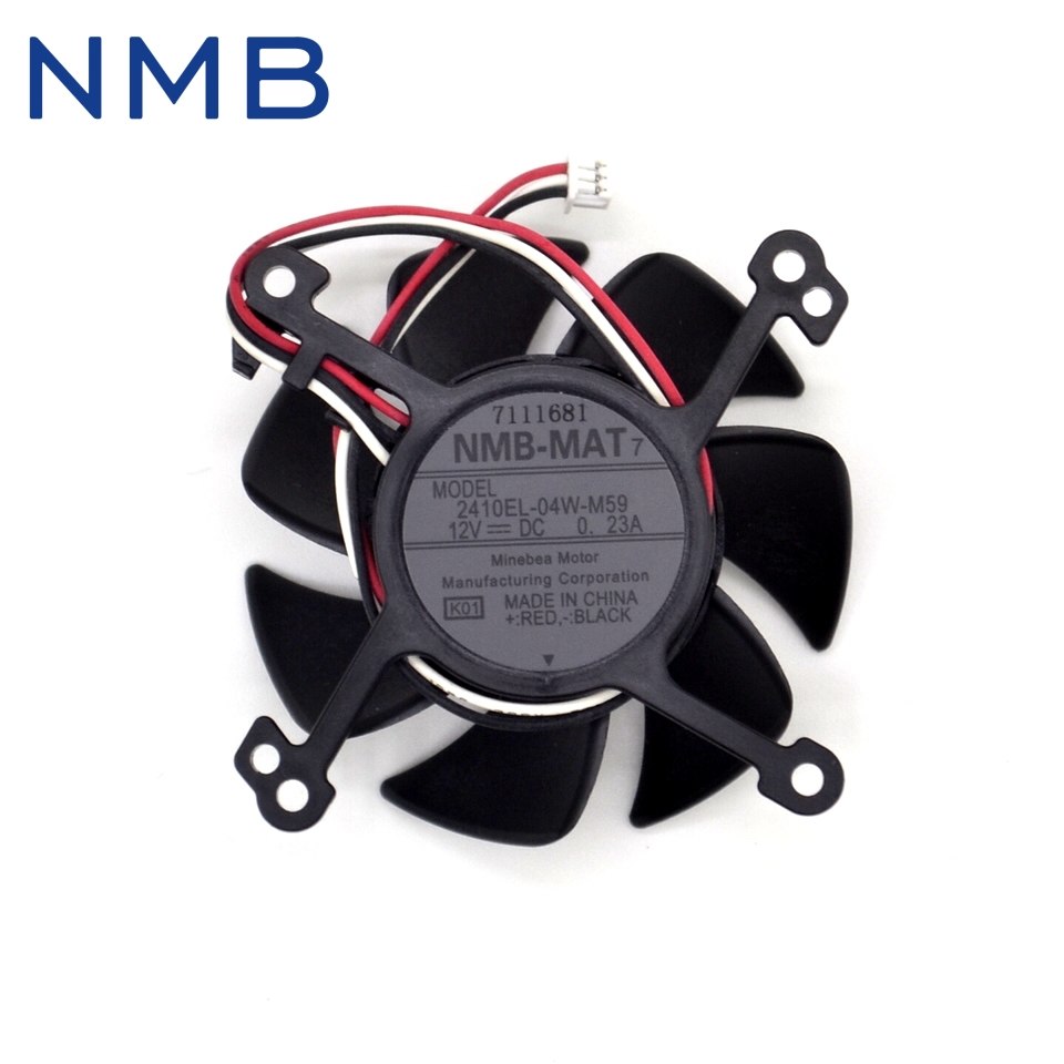 NMB 2410EL-04W-M59 12V DC 0.23A cooling fans