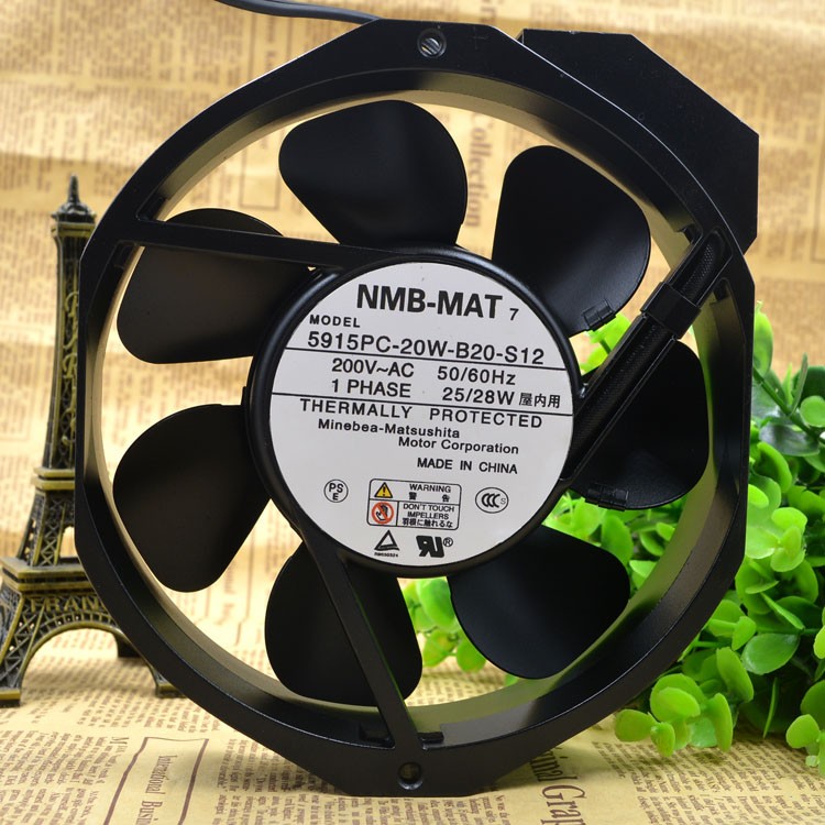 NMB 5915PC-20W-B20-S12 200V  cooling  fan