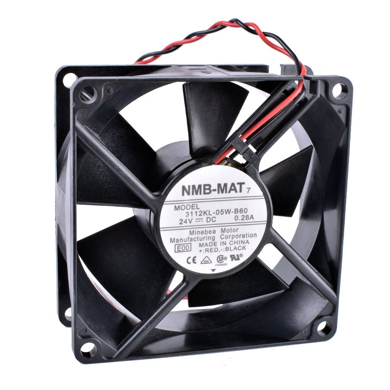 NMB 3112KL-05W-B60 24V 0.28A Double ball bearing fan