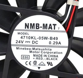NMB-MAT7 4710KL-05W-B49 24V 0.29A cooling fan