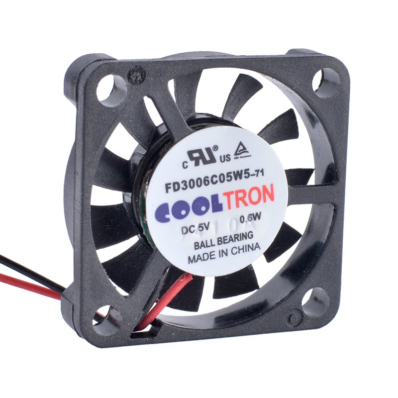 COOLTRON FD3006C05W5 5V 0.6W ball bearing cooling fan