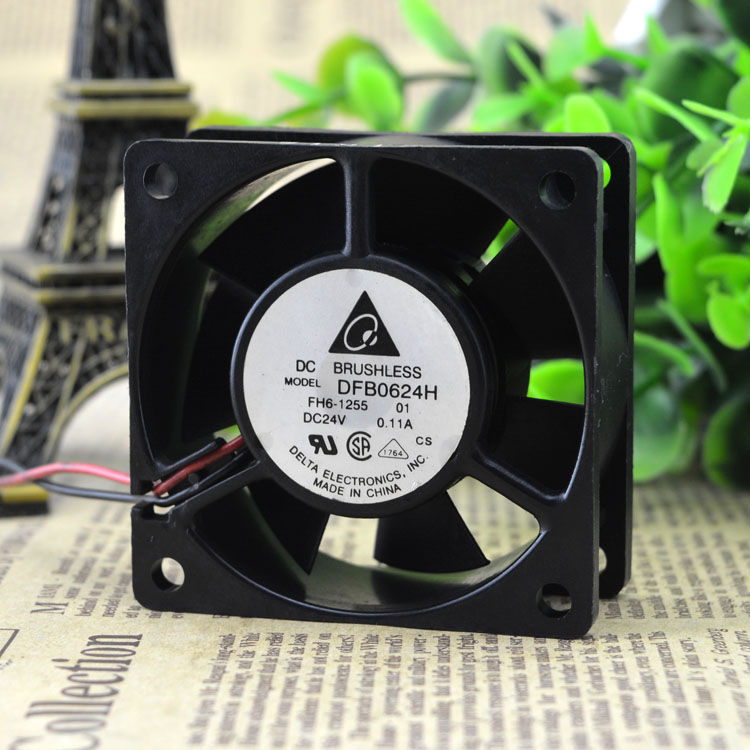 Delta DFB0624H DC24V 0.11A 6cm 6025 2line inverter fan