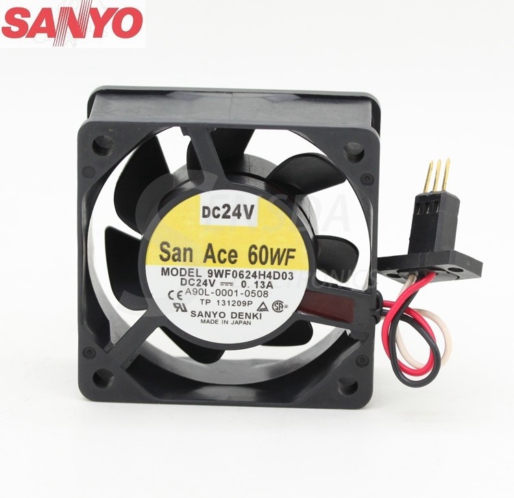 Sanyo 9WF0624H4D03 24V 0.15A inverter server inverter axial cooling fan