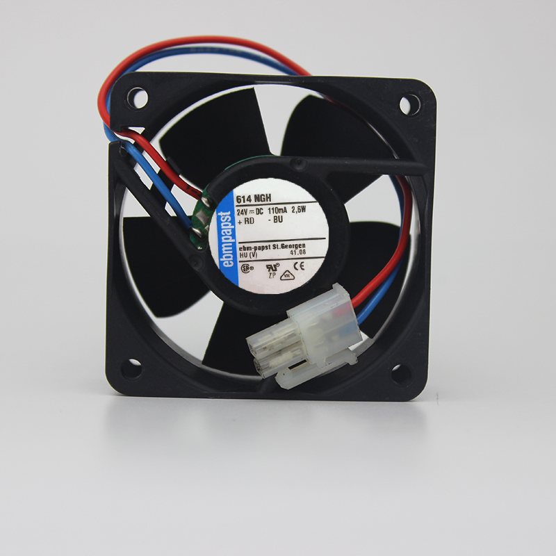 ebmpapst 614 NGH DC24V 0.11A 2.6W inverter server cooling fan