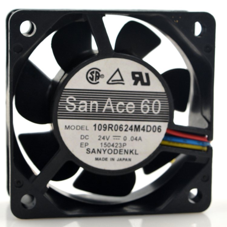 Sanyo 109R0624M4D06 24V 0.04A 6CM Inverter Mute Cooling Fan