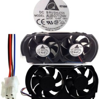 Delta AUB0712HH-5B22 4pin Dual Cooling Fan for Microsoft XBOX 360 Console