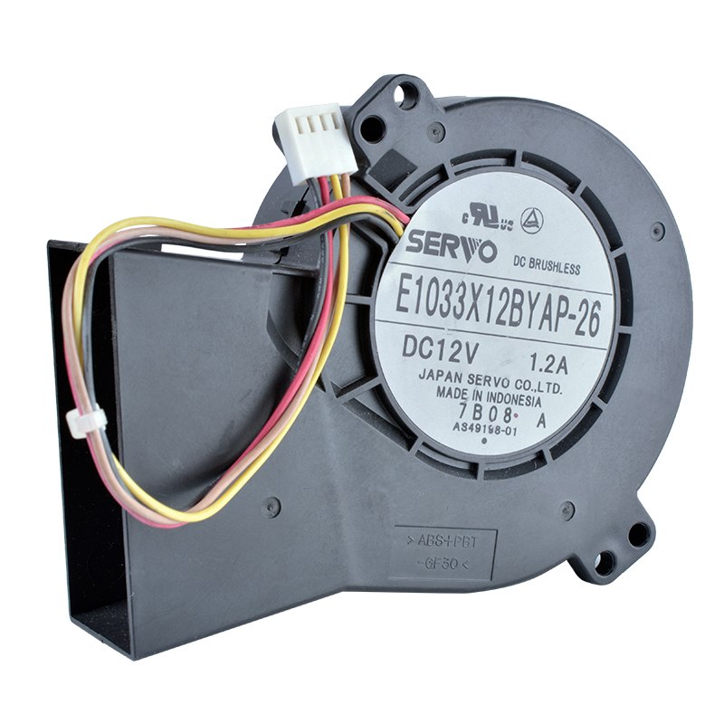 SERVO E1033X12BYAP-26 DC12V 1.A turbo blower cooling fan