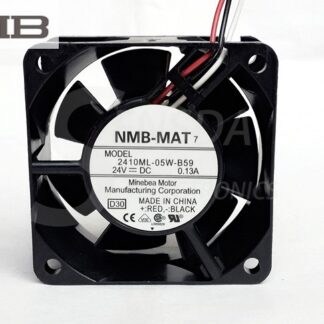 NMB 2410ML-05W-B59 DC24V 0.13A 60mm server inverter axial fan