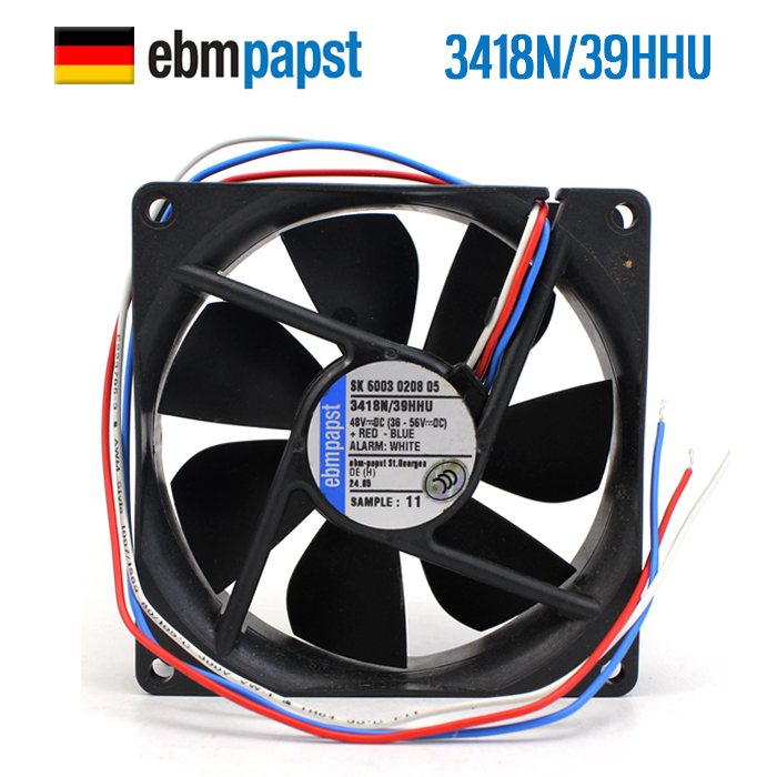 ebmpapst 3418N/39HHU 48V waterproof cooling fan