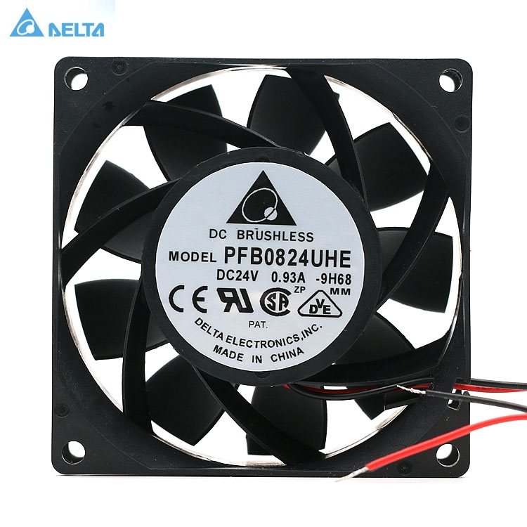 Delta PFB0824UHE 24V 0.93A 4line PWM  inverter cooling fan