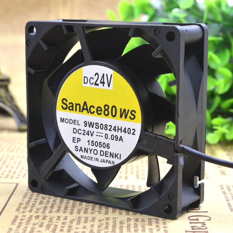 SanAce80WS 9WS0824H402 24V 0.09A Double ball bearing cooling fan